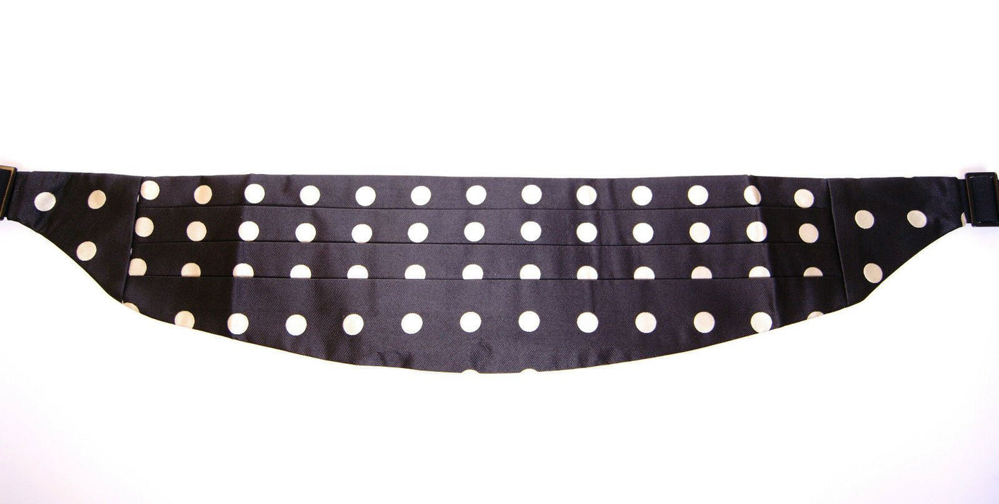 Black Waist Smoking Tuxedo Cummerbund Belt Dolce & Gabbana