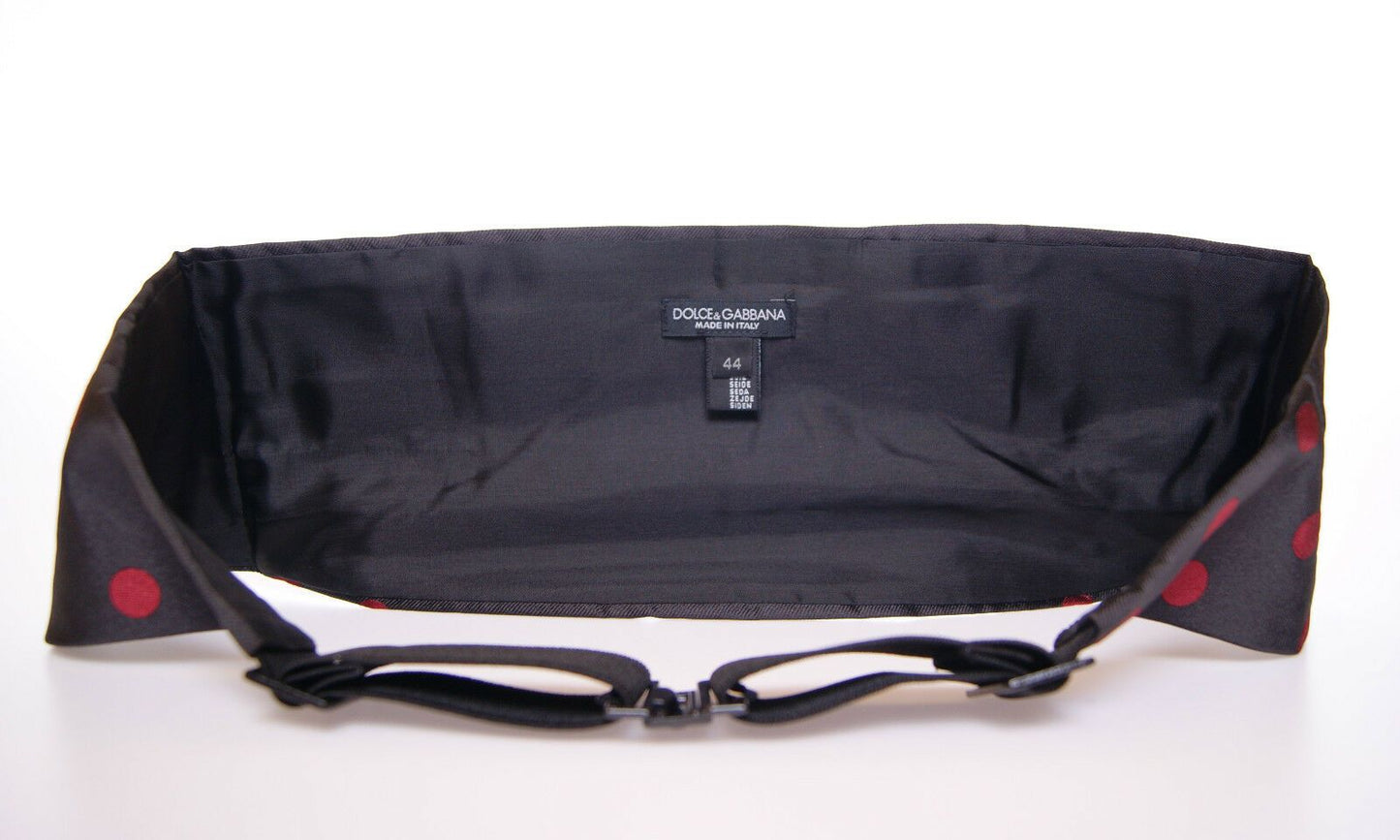 Black Waist Smoking Tuxedo Cummerbund Belt Dolce & Gabbana