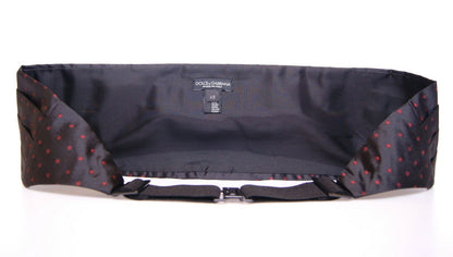 Black Waist Tuxedo Smoking Belt Cummerbund Dolce & Gabbana