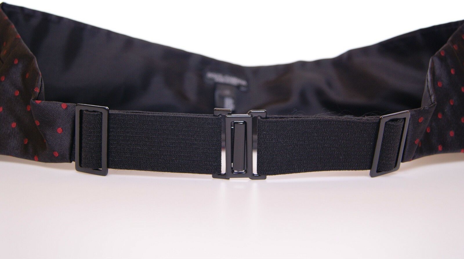 Black Waist Tuxedo Smoking Belt Cummerbund Dolce & Gabbana