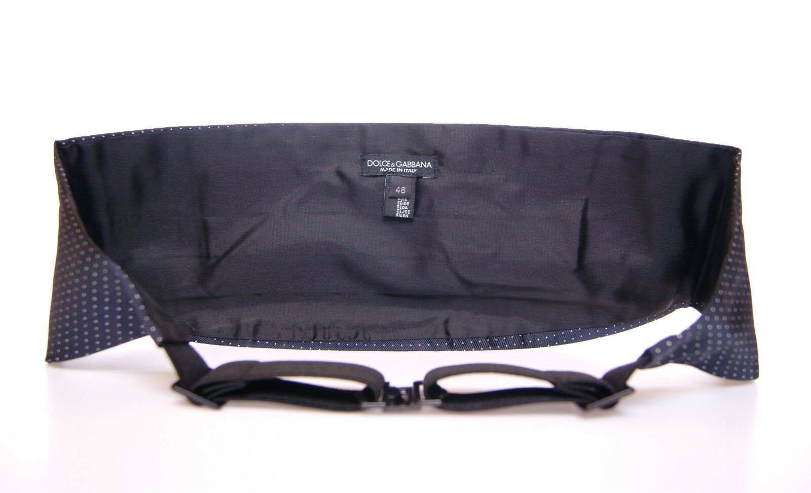 Blue Waist Smoking Tuxedo Cummerbund Belt Dolce & Gabbana