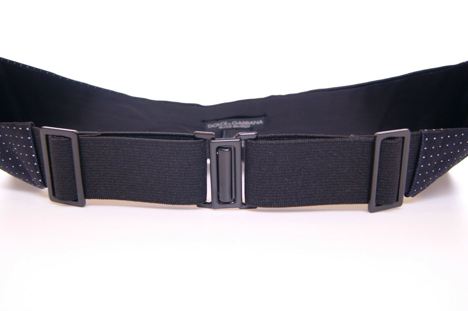 Blue Waist Smoking Tuxedo Cummerbund Belt Dolce & Gabbana