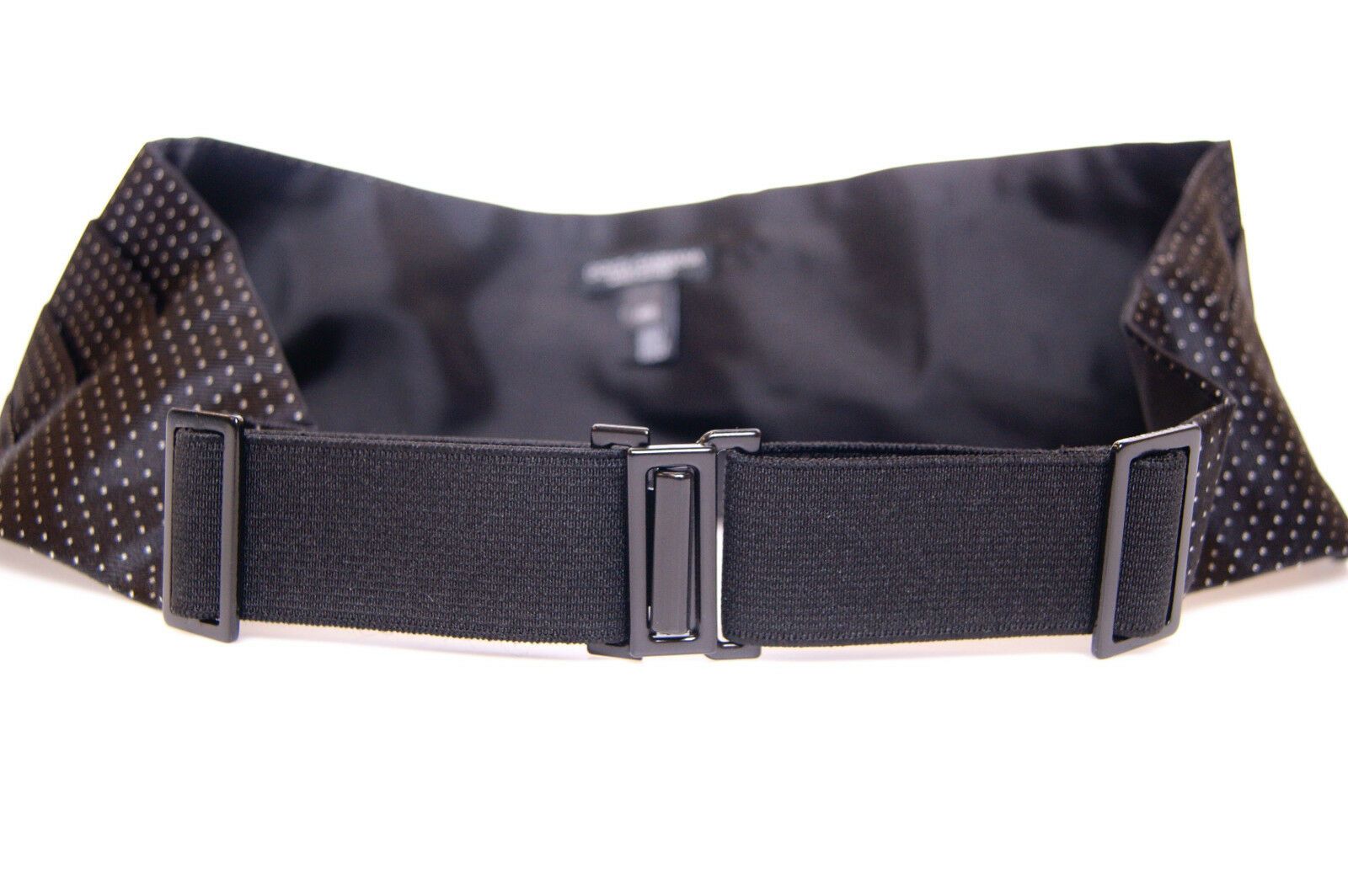 Black Waist Smoking Tuxedo Cummerbund  Belt Dolce & Gabbana