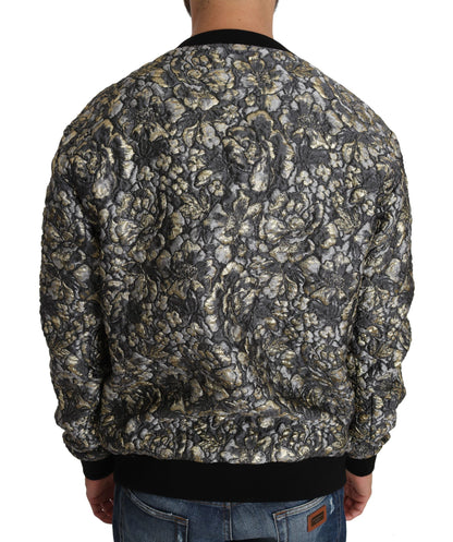 Multicolor SAMBA Jacquard Palmtree Pullover Sweater Dolce & Gabbana
