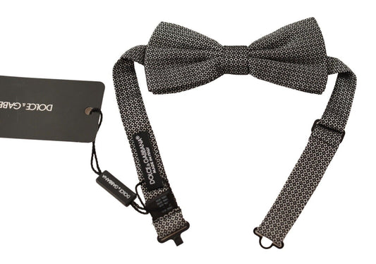 Multicolor Patterned Adjustable Neck Papillon Bow Tie