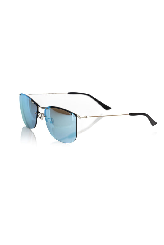 Silver Metallic Men Sunglasses