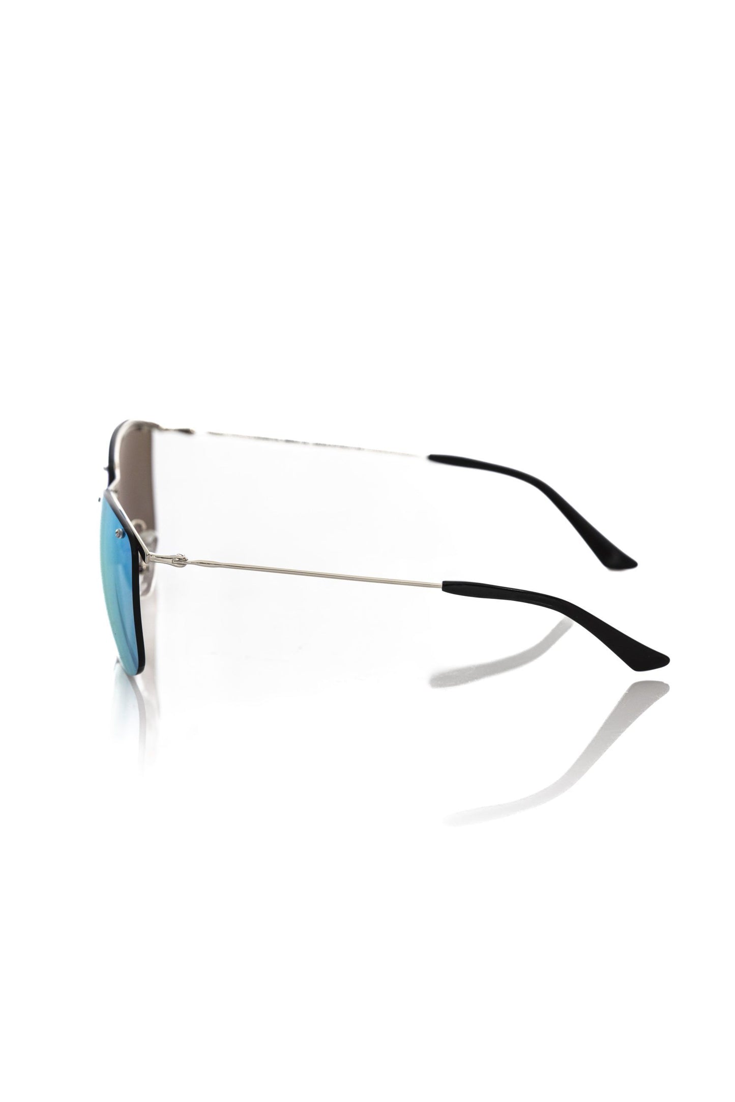 Silver Metallic Men Sunglasses