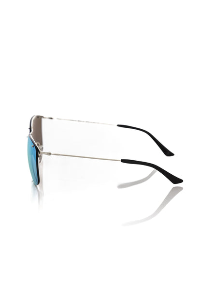 Silver Metallic Men Sunglasses