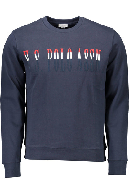 Blue Cotton Men's Sweatshirt