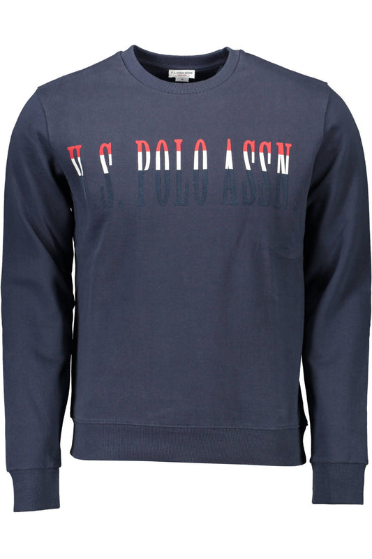 Blue Cotton Men's Sweatshirt