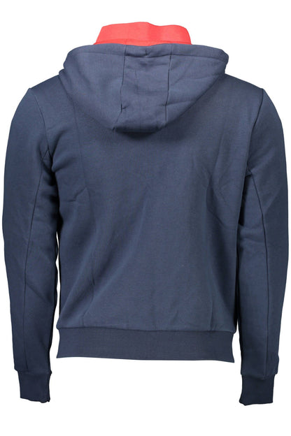 Blue Cotton Men's Sweatshirt