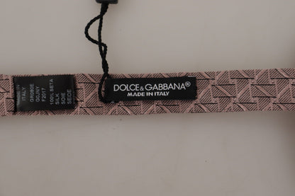 Gray Fantasy Print Adjustable Neck Papillon Bow Tie
