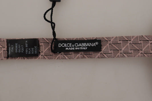 Gray Fantasy Print Adjustable Neck Papillon Bow Tie