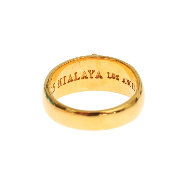 Gold Plated 925 Silver Ring Nialaya