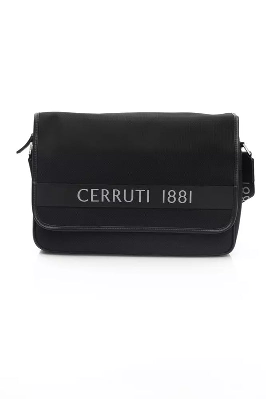 Black Nylon Women Crossbody Bag