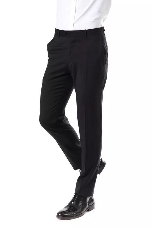 Gray Wool Men's Suit Pants Uominitaliani