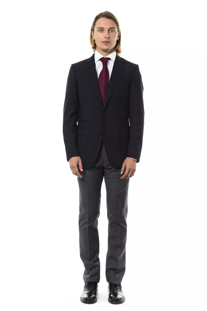Black Wool Men's Blazer Uominitaliani