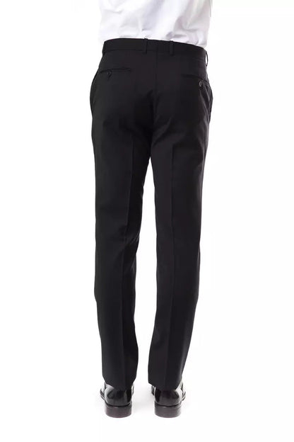 Gray Wool Men's Suit Pants Uominitaliani