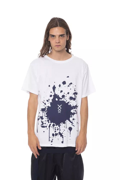 White Cotton Men's T-Shirt Nicolo Tonetto