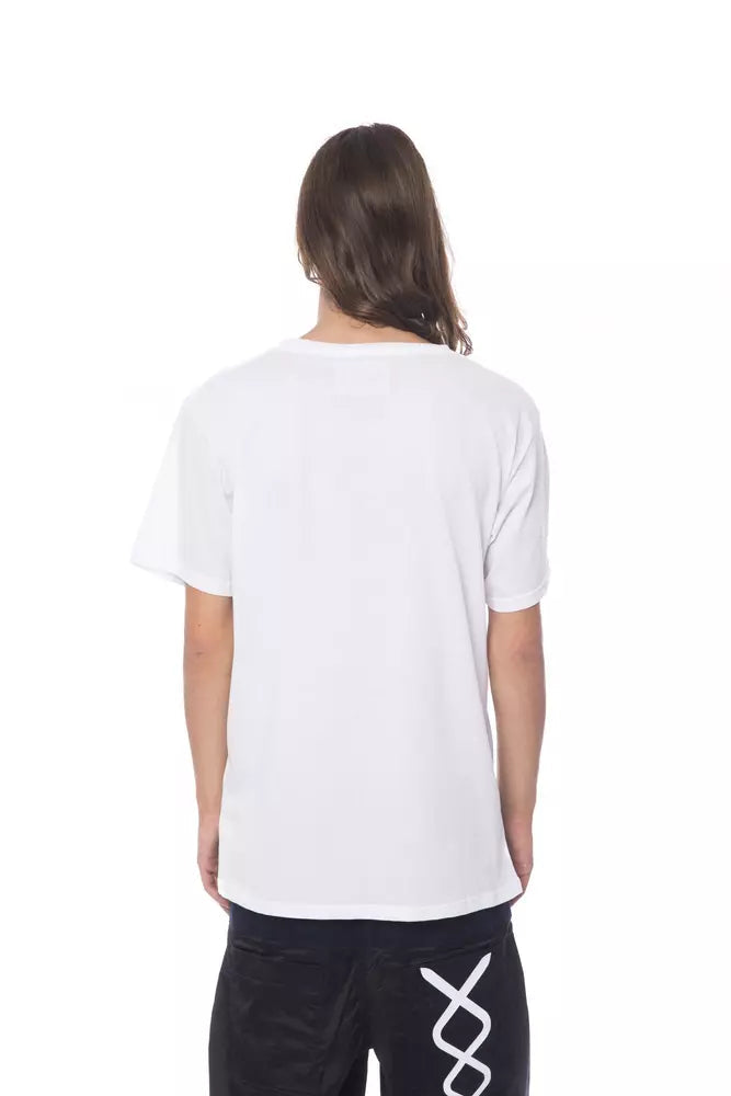 White Cotton Men's T-Shirt Nicolo Tonetto