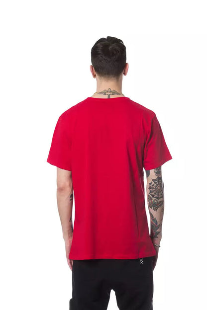 Red Cotton Men's T-Shirt Nicolo Tonetto