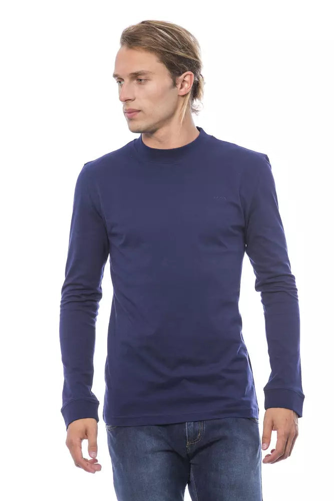 Blue Cotton Men's Sweater Verri