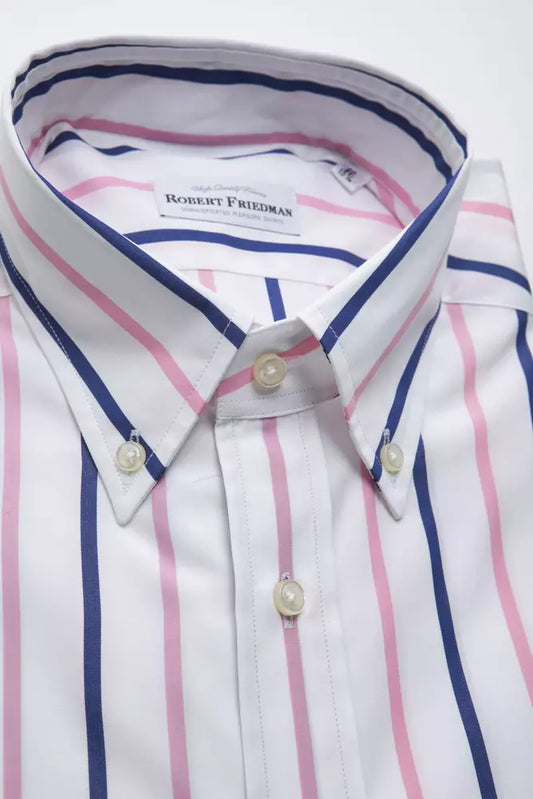 White Cotton Men's Shirt