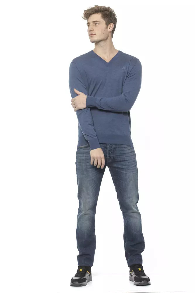 Blue Cashmere Sweater