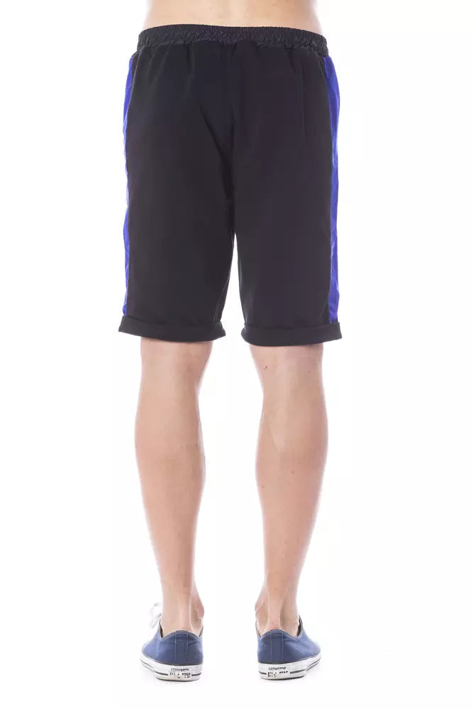 Black Cotton Men's Short Verri
