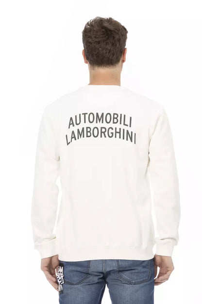 White Cotton Men's Sweater