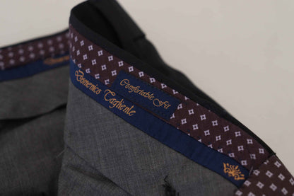 Black Tapered Dress Formal Pants