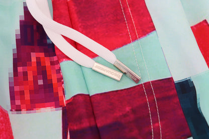 Multicolor Printed Beachwear Shorts Swimwear