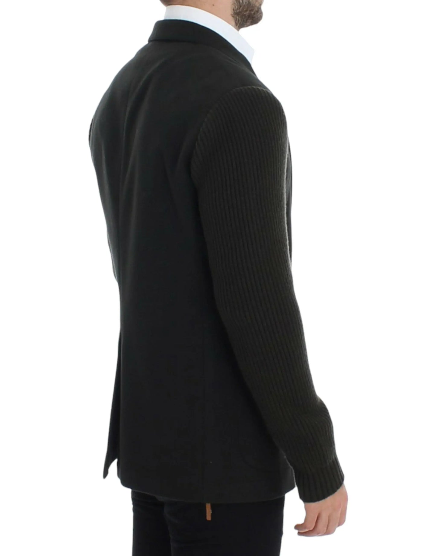 Green cashmere two button blazer Dolce & Gabbana