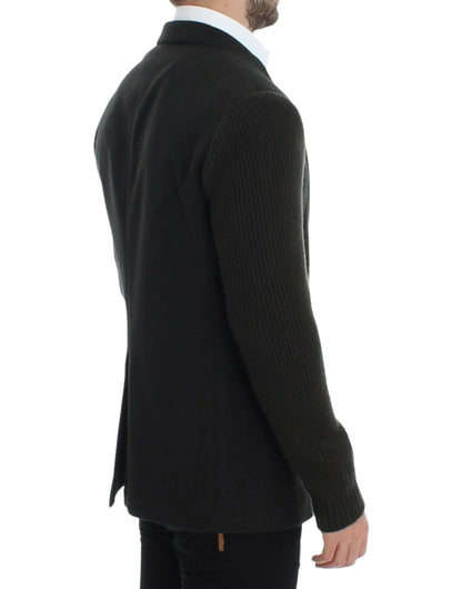 Green cashmere two button blazer Dolce & Gabbana