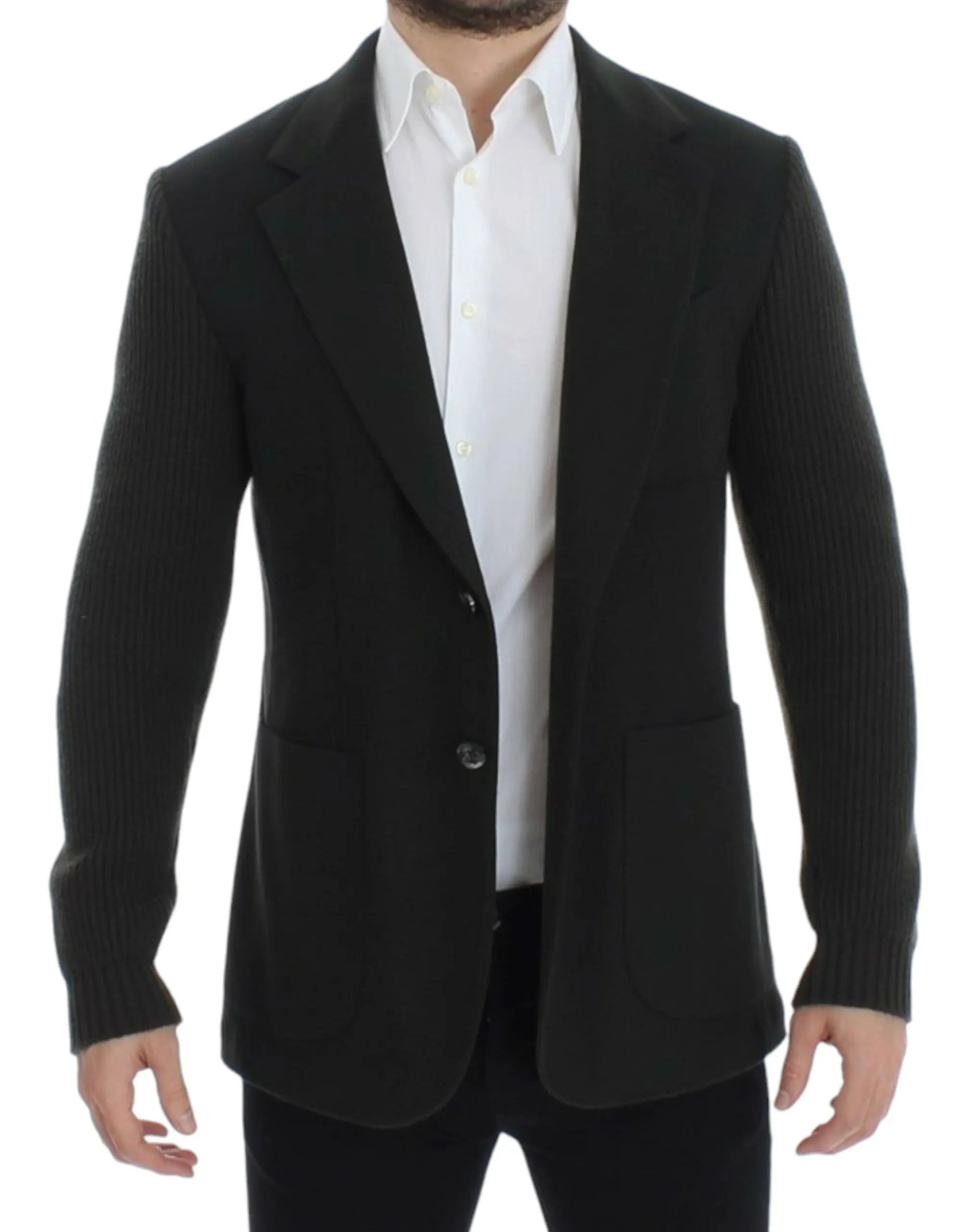 Green cashmere two button blazer Dolce & Gabbana