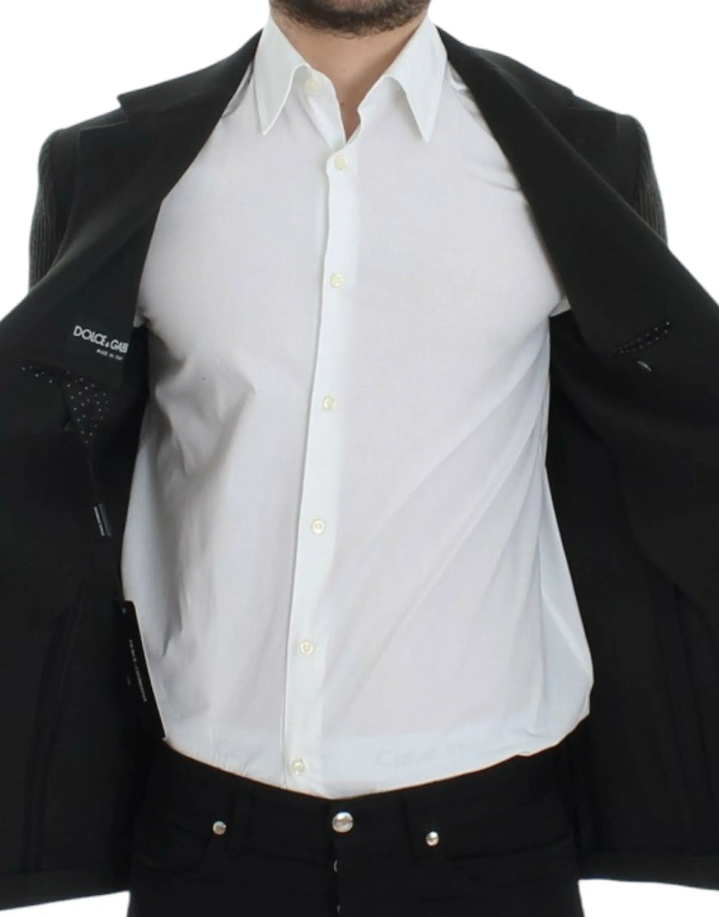 Green cashmere two button blazer Dolce & Gabbana