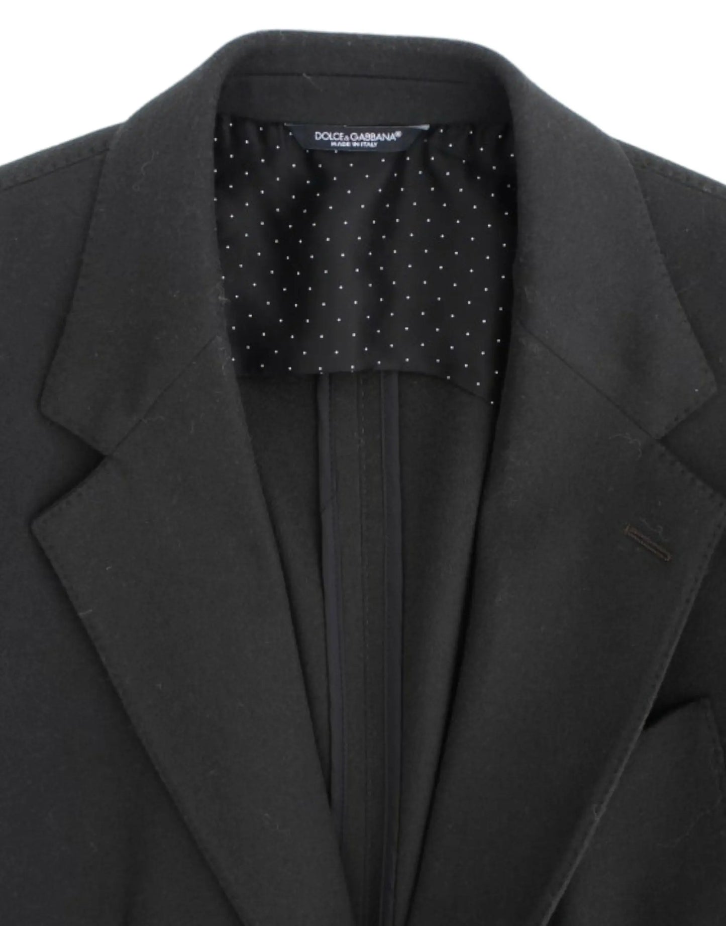 Green cashmere two button blazer Dolce & Gabbana