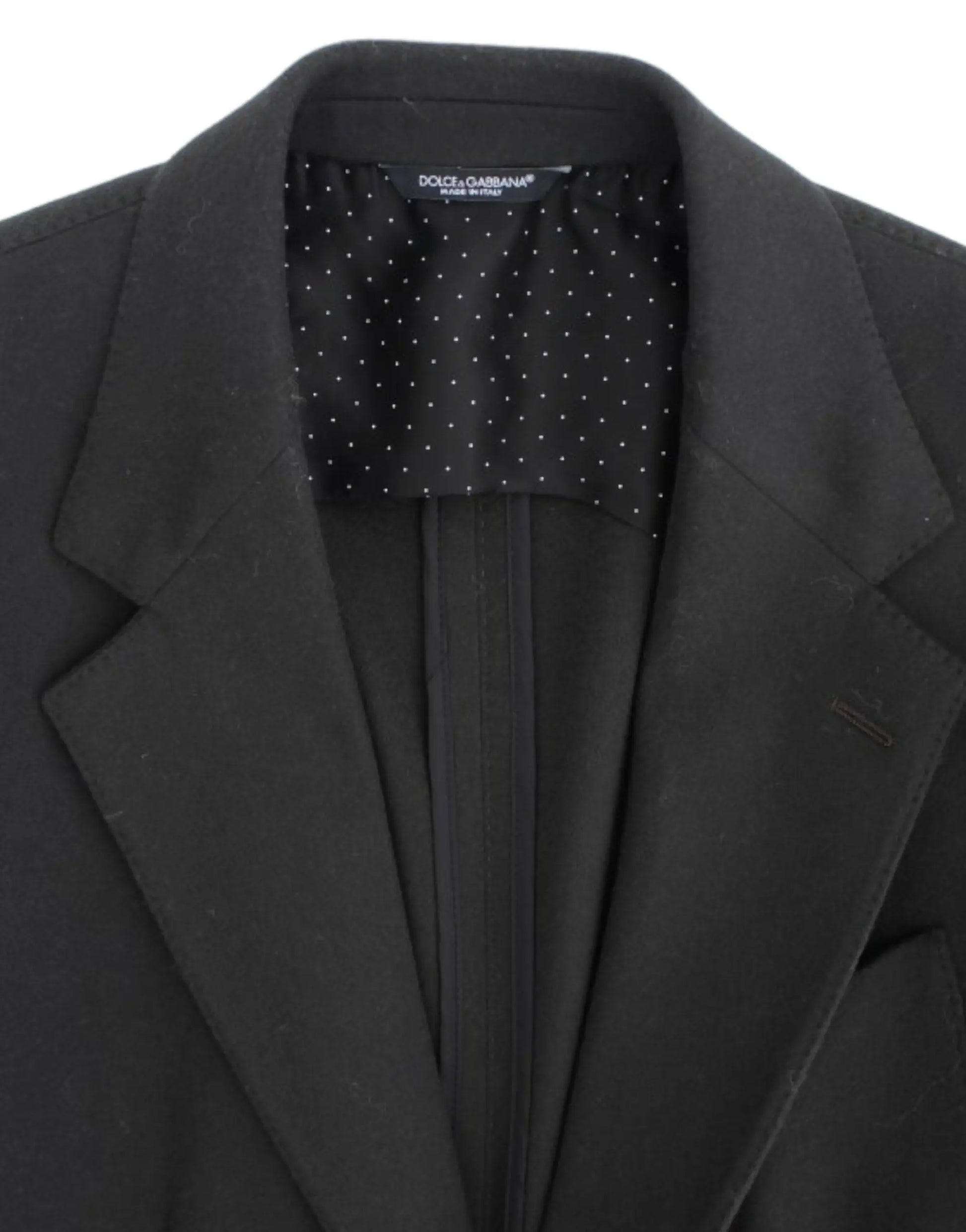 Green cashmere two button blazer Dolce & Gabbana