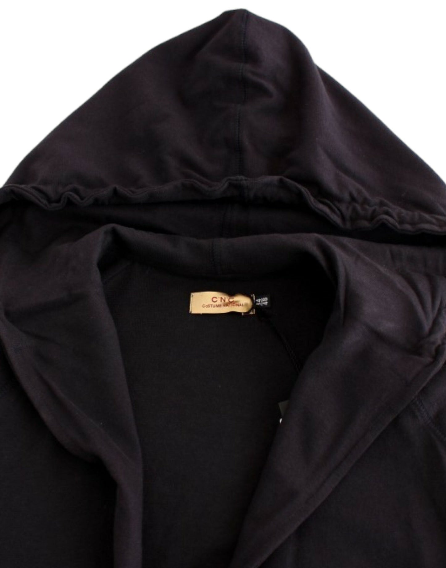 Blue hooded cotton sweater Costume National