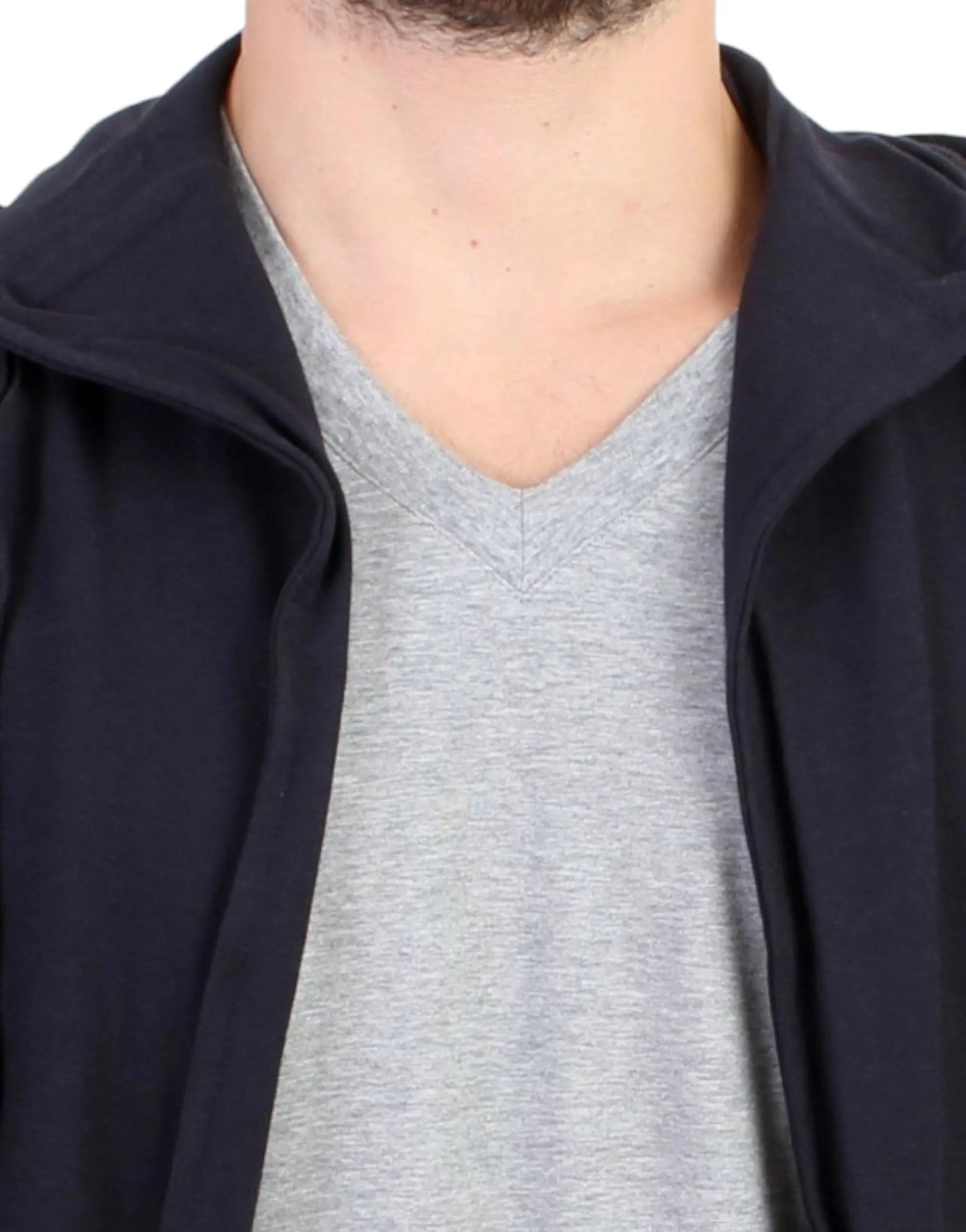 Blue hooded cotton sweater Costume National