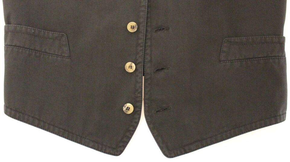Black Cotton Blend Dress Vest Gilet Dolce & Gabbana
