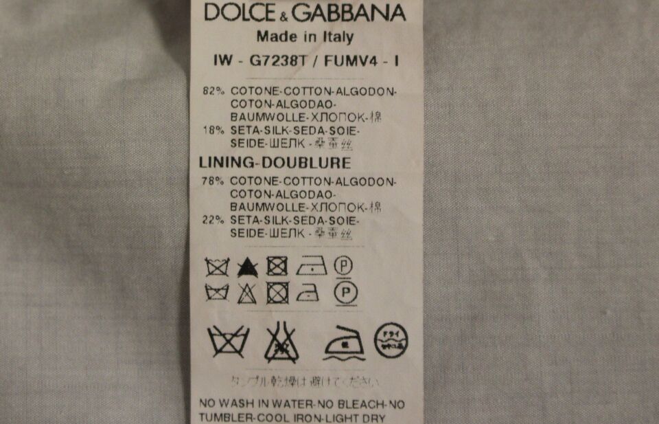 Beige Silk Blend Dress Formal Vest Gilet Dolce & Gabbana