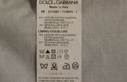 Beige Silk Blend Dress Formal Vest Gilet Dolce & Gabbana