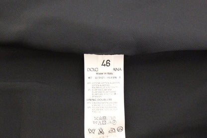 Blue Cotton Stretch Dress Vest Blazer Dolce & Gabbana