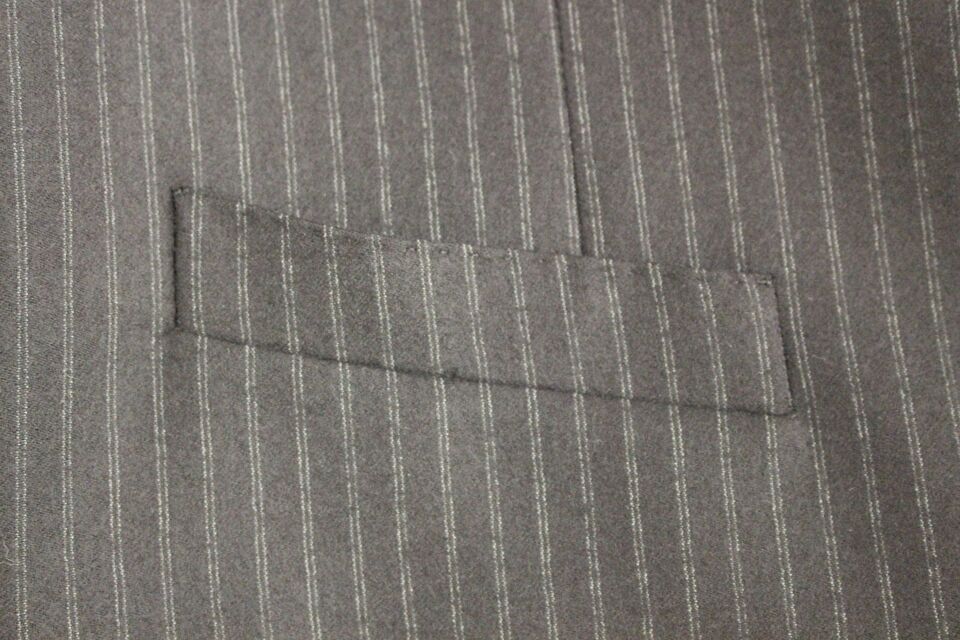 Black Striped Wool Single Breasted Vest Dolce & Gabbana