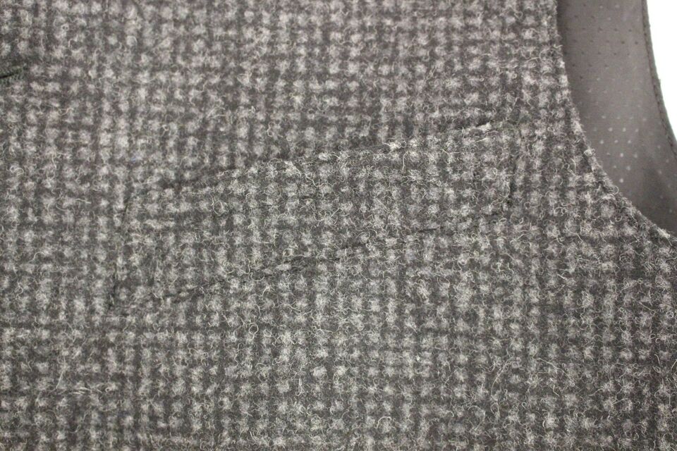 Gray Wool Blend Vest Gilet Weste Dolce & Gabbana