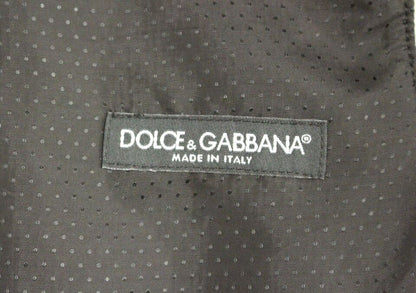 Gray Wool Blend Logo Vest Gilet Weste Dolce & Gabbana