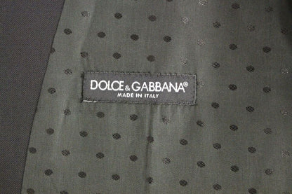 Black Wool Formal Dress Vest Gilet Weste Dolce & Gabbana