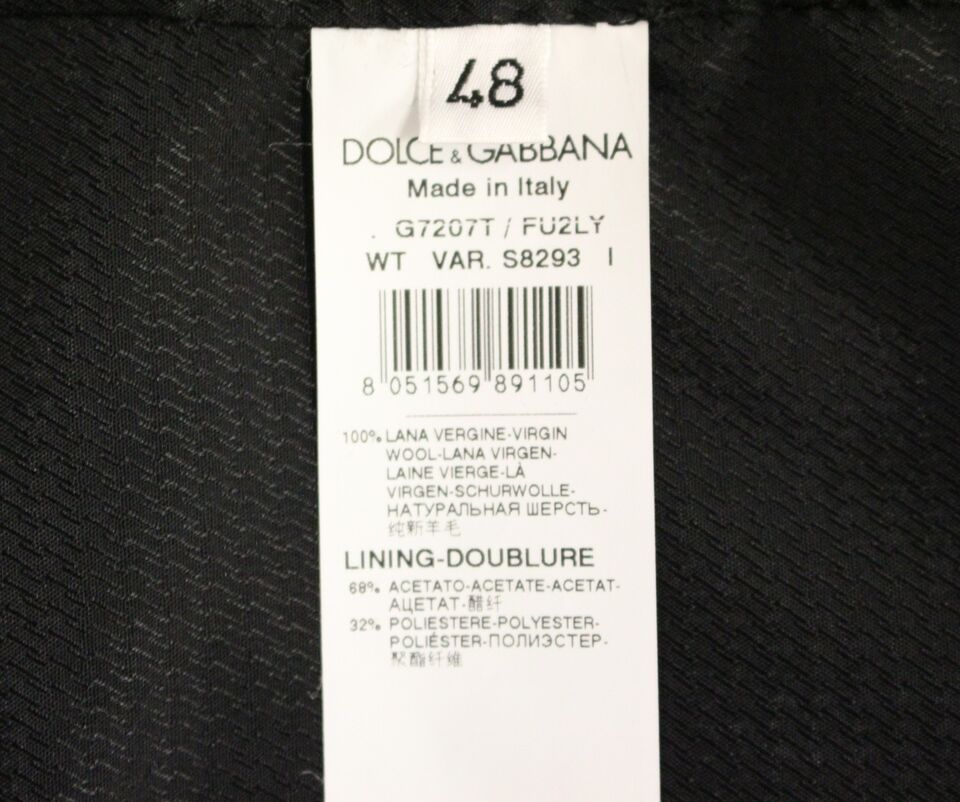 Gray Wool Formal Dress Vest Gilet Weste Dolce & Gabbana