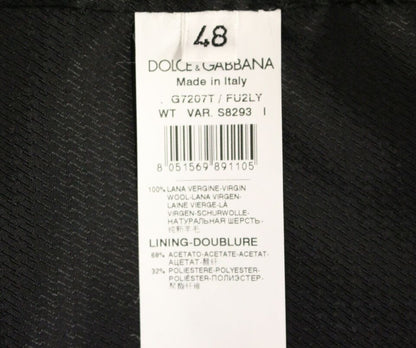 Gray Wool Formal Dress Vest Gilet Weste Dolce & Gabbana